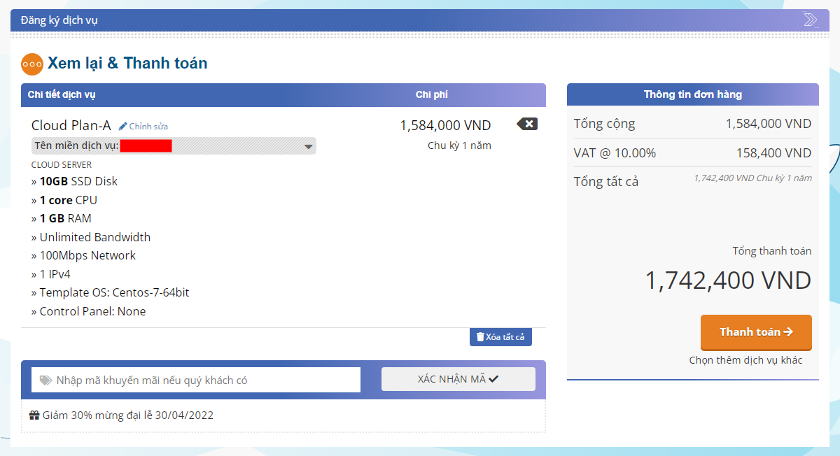 Tổng quan giỏ hàng