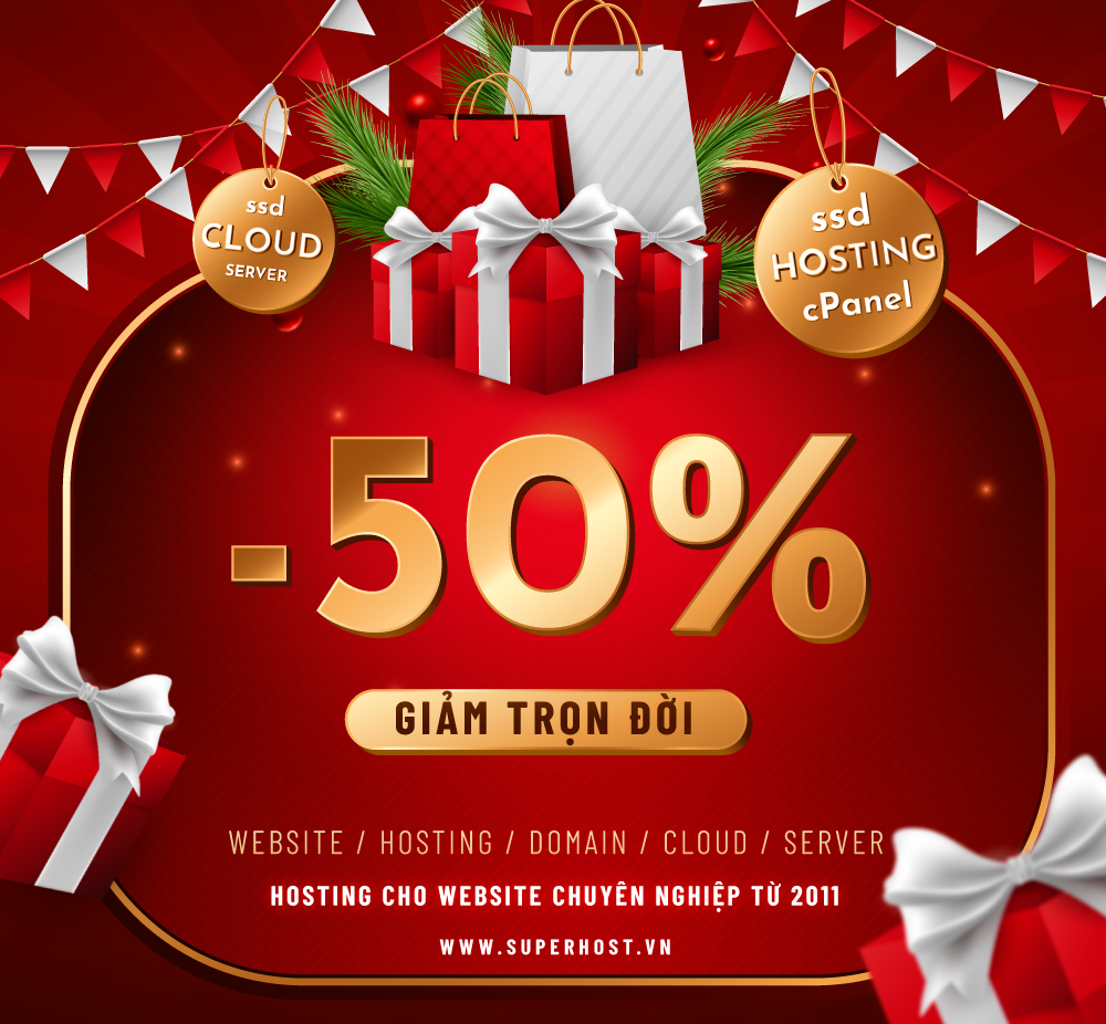 Khuyến mãi hosting giảm giá trọn đời 2023