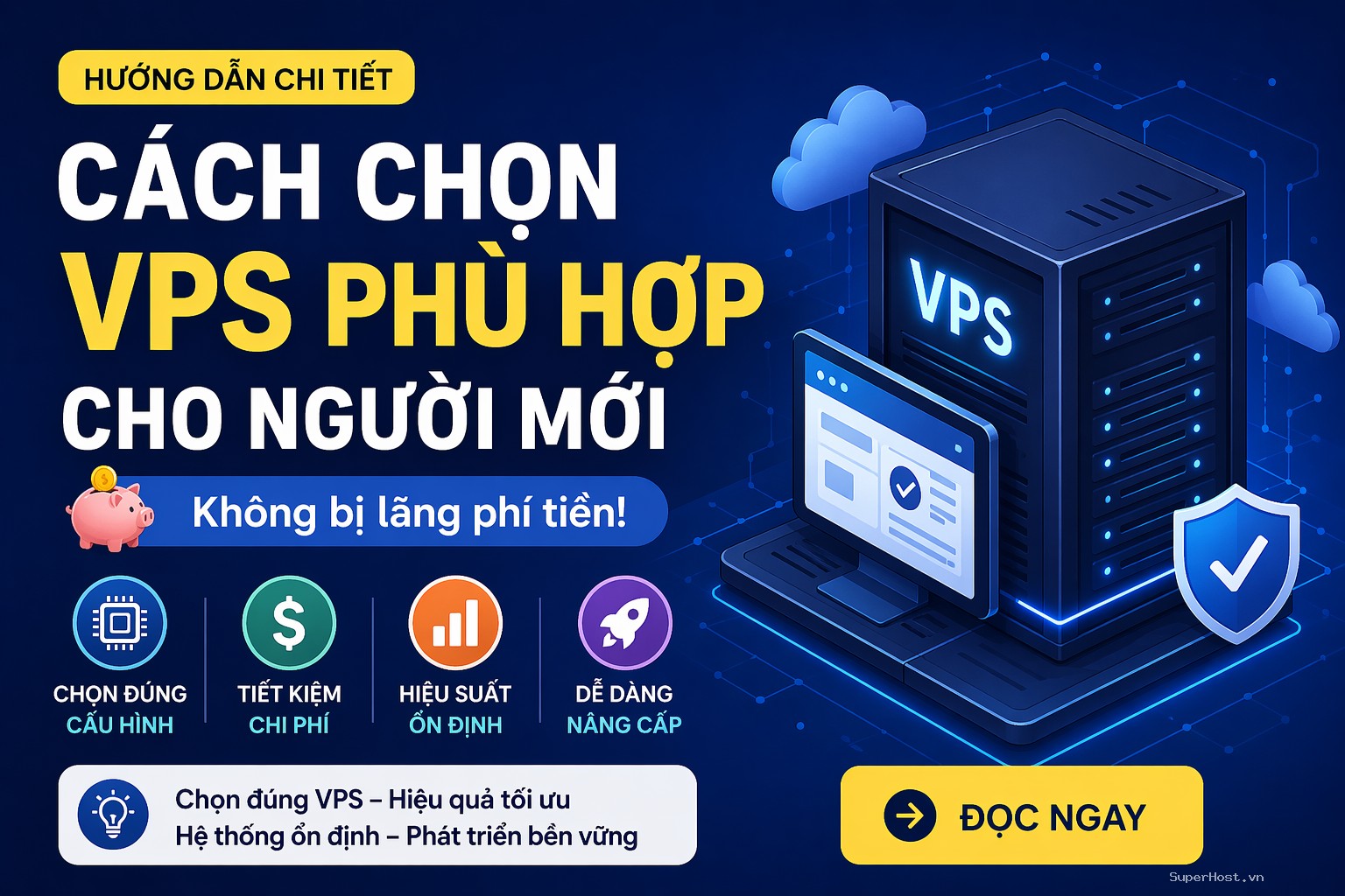 Cách chọn dịch vụ máy chủ ảo VPS phù hợp cho người mới