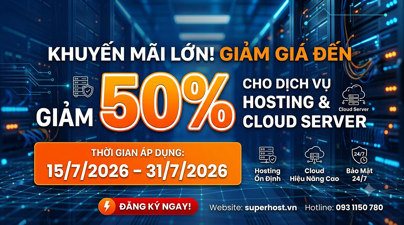 khuyến mãi hosting